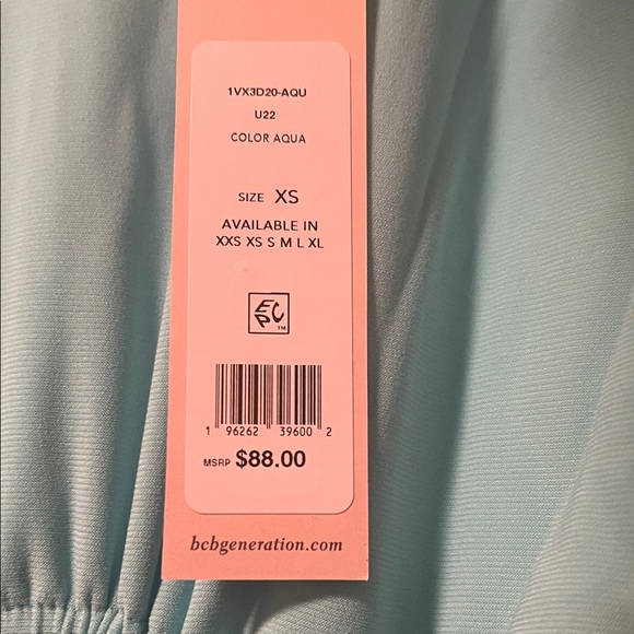 BCBGeneration Cutout Aqua Dress - Picture 4 of 5
